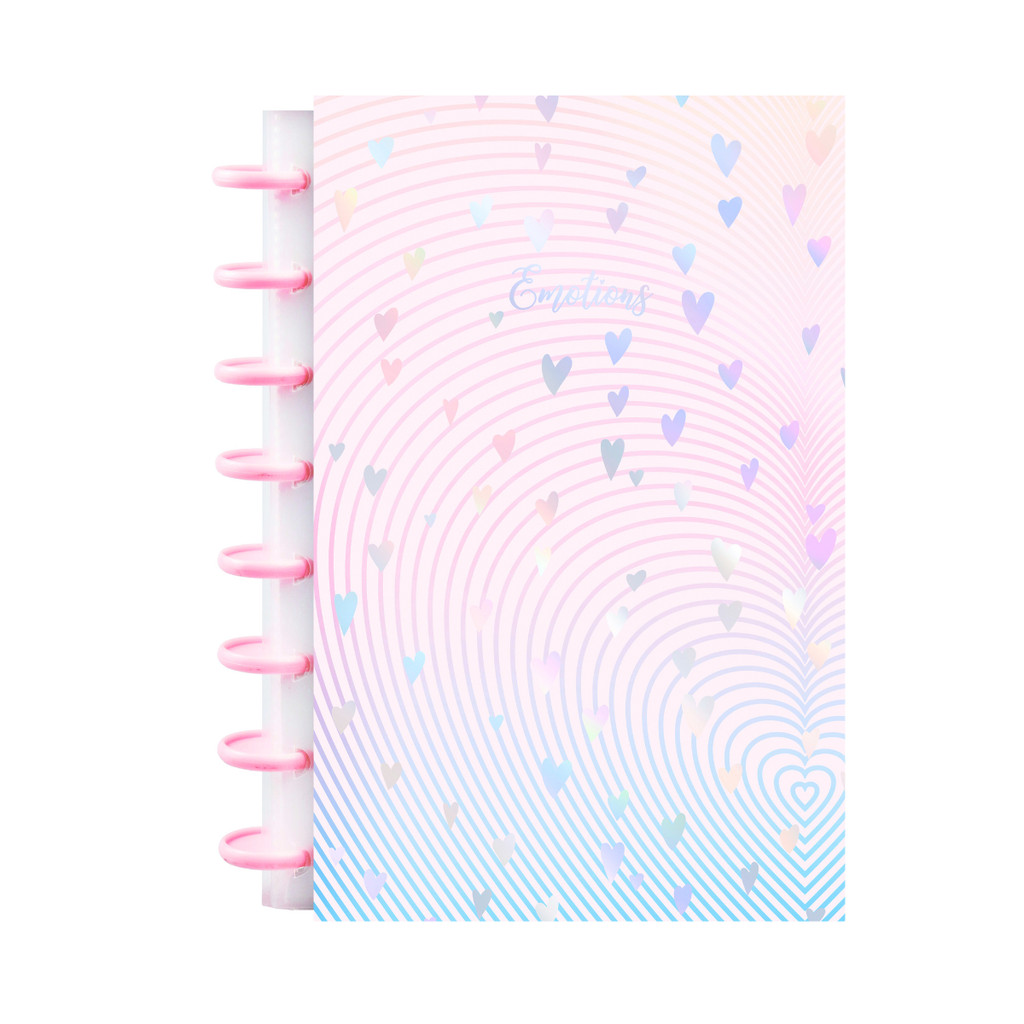 Caderno de Discos A5 80 Folhas - KitDisc Capa:Corações em Oferta na Shopee