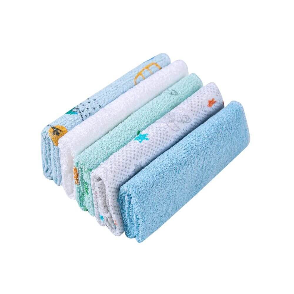 Kit Toalhinha De Boca Papi Karinho Estampa Menino - 05 Unidades em Oferta na Shopee