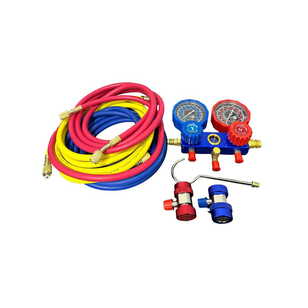 FERRAMENTA KIT MANIFOLD R134A  (MANGUEIRA 2 METRO )