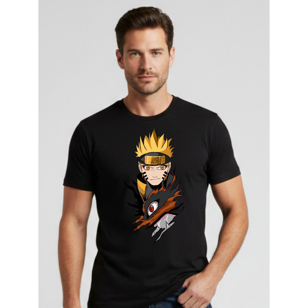 Camiseta Naruto Ninja Style – Estampa Irada – Conforto Garantido – Entrega Rápida Envio Em Até 4 Horas Envio Relâmpago