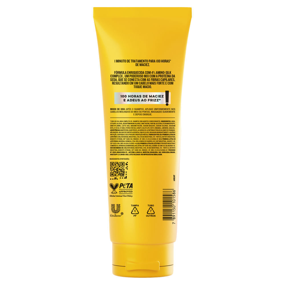 Detalhes do Condicionador Seda Amino-Silk Complex Toque De Seda 250ml