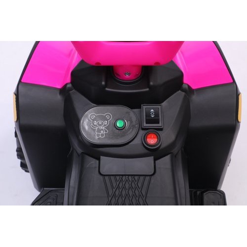 Quadriciclo Infantil Eletrico Rosa Veiculo Diversao Crianca Aventureira