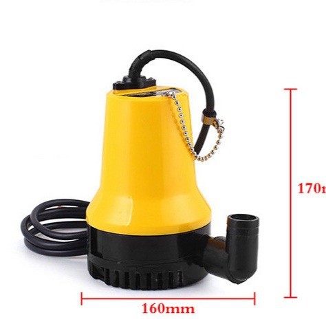 Bomba submersível 12V24V compartimento bomba inferior submersível bomba elétrica compartimento bomba de drenagem bomba d