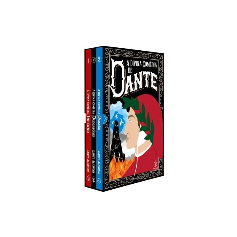 A Divina Comédia - Inferno-purgatorio-paraiso 3 volumes autor Dante Alighieri