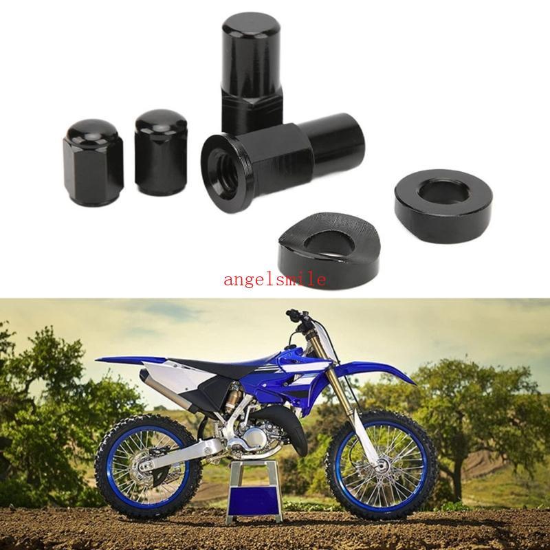 Dirt Pit Bike Alumínio Pneu Braçadeira Ar Parafuso Aro Bloqueio Porca Espaçador Válvulas Tampas Da Haste Para Mod