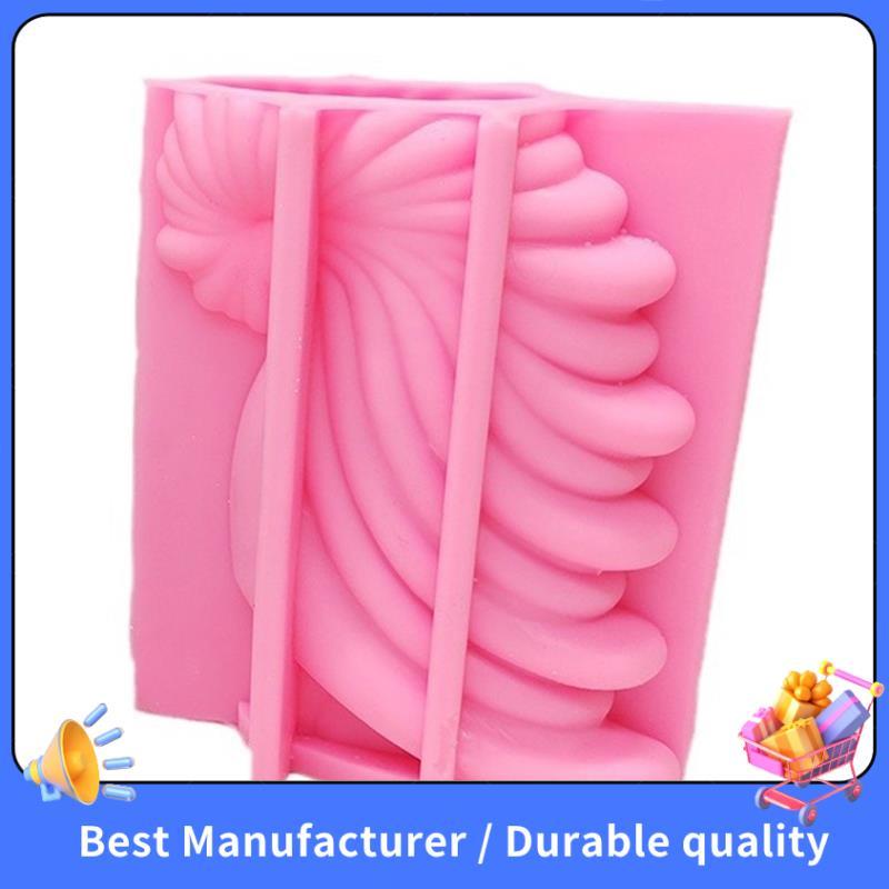 3D Grande Concha Em Forma De Vaso Resina Epóxi Molde De Silicone Concreto Cimento Gesso