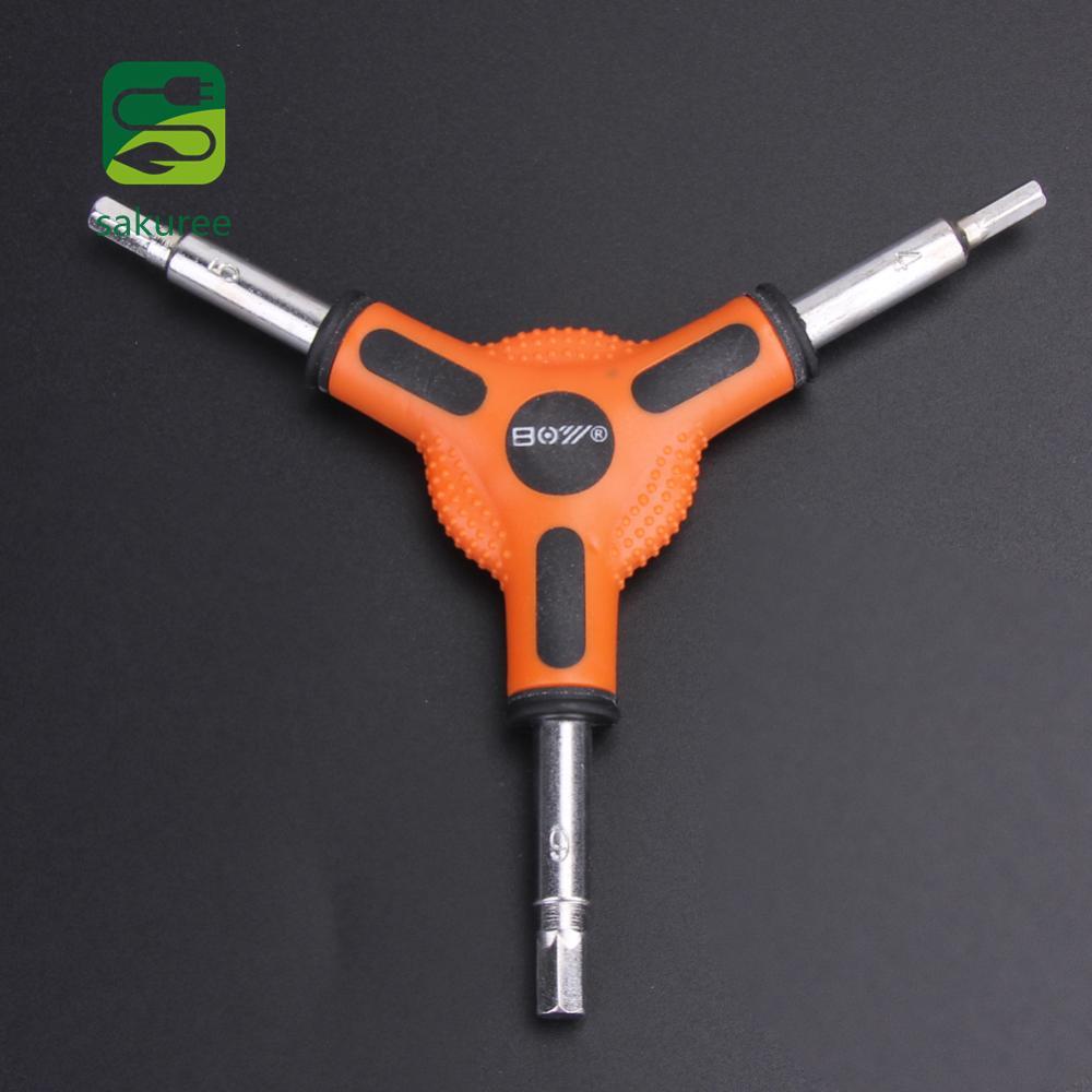 Bicicleta Hex Chave Inglesa 4/5/6mm Y Forma 3 Vias Allen Multifuncional MTB Ferramenta De Reparo Da Estrada