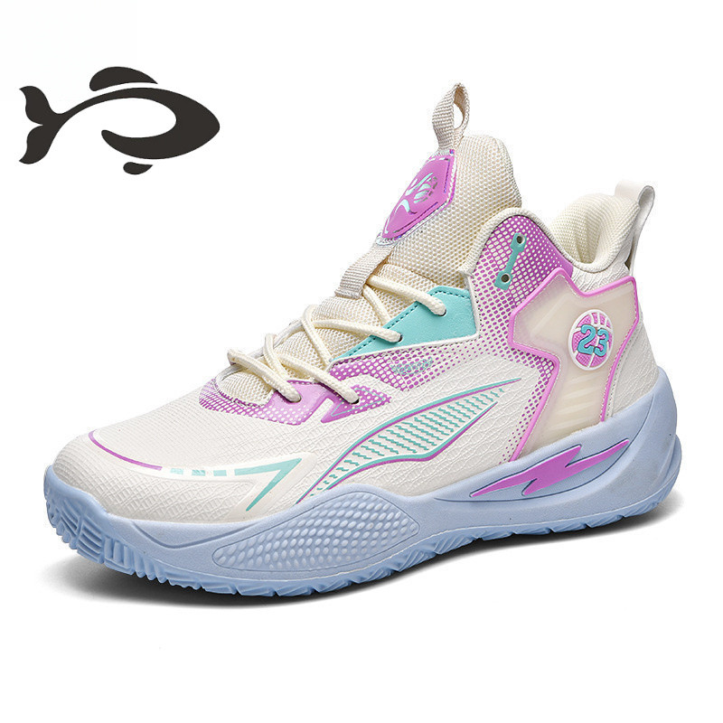 Novos tênis de basquete masculinos e femininos de estilo prático, tênis de treinamento esportivo para corrida, tênis de 