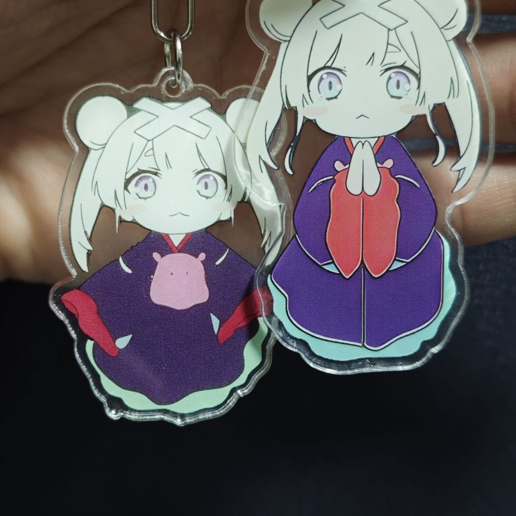 Chaveiro Anime Feminino ‌ Kaguya Tsukimi Yacio Acrílico Homem Cósmico Princesa Pingente Acessórios Amigo Presente