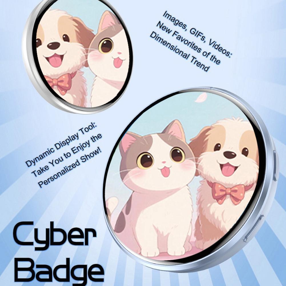 Novo Emblema Eletrônico Inteligente Anime Periférico Cosplay Acessório Álbum Digital Pino Wearable No Saco Ou Jaqueta Op