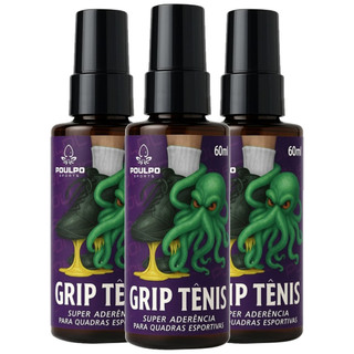 Kit 3 Cola Grip Para Não Escorregar Jogando Em Quadra 60ML Chuteira Tênis Futsal Vôlei Basquete