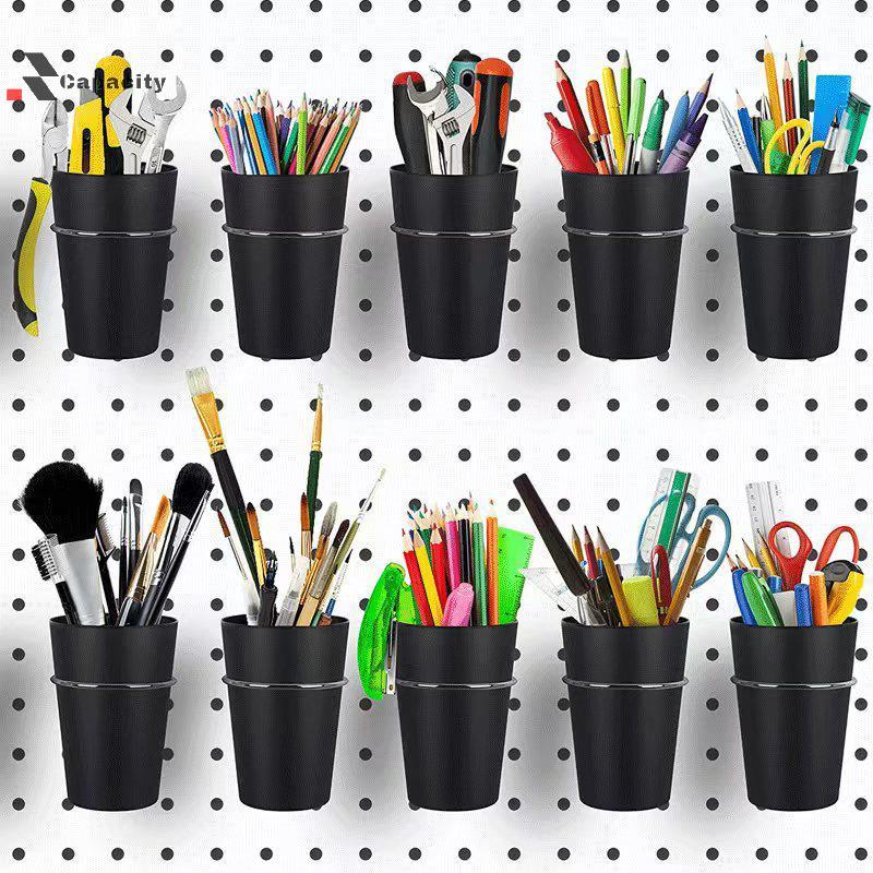 Capacidade 1 Conjunto Pegboard Suporte De Copo Acessórios Para Sala Artesanato Gancho Cestas Fita Organizador Parafuso F em Oferta na Shopee