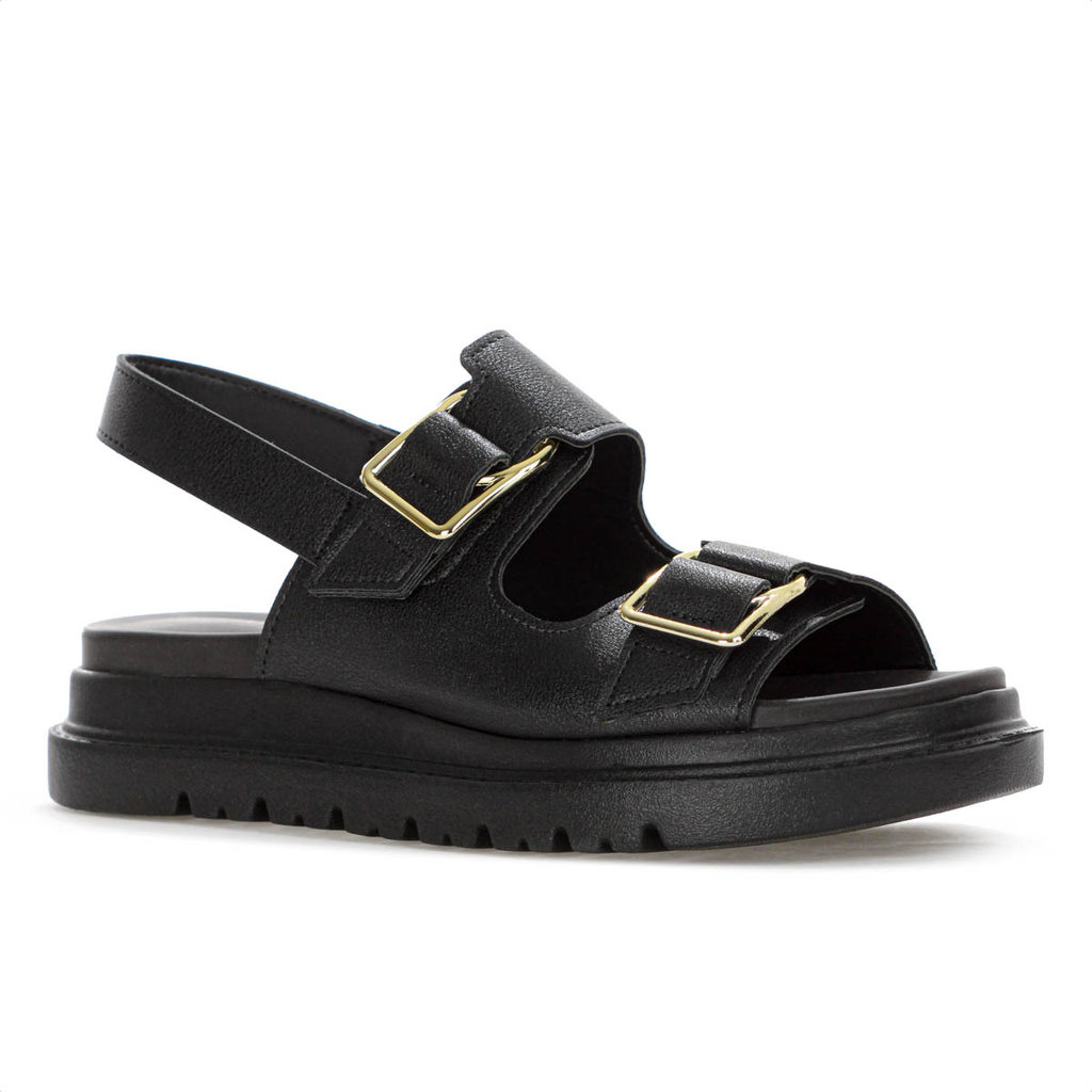 Sandália Modare Papete Napa Floather Nature Preto - Feminino