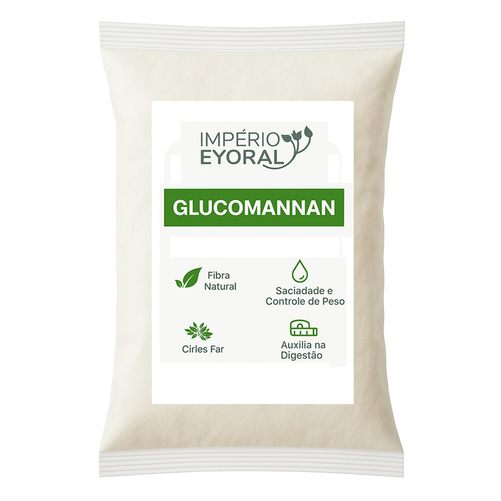 Glucomannan em Pó 100% Puro - (Glucomanano em Pó - Glucomanan - Raiz de Konjac) em Oferta na Shopee