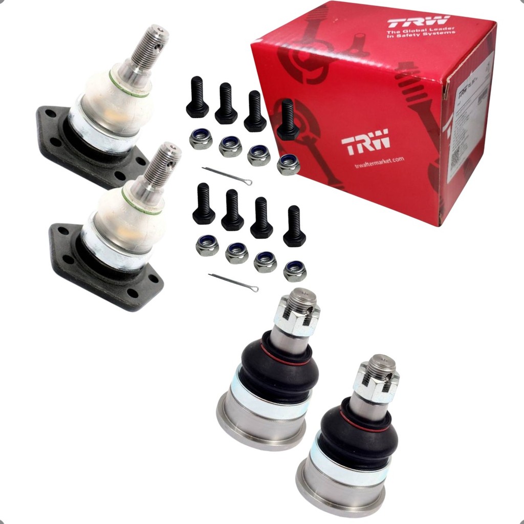 Kit 4 Pivos Superior Inferior Suspensao Trw Gm D20 C20 Bonanza Silverado 4 Peças