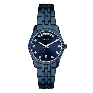 Relógio Fossil Feminino Scarlette Azul - ES5476/1AN