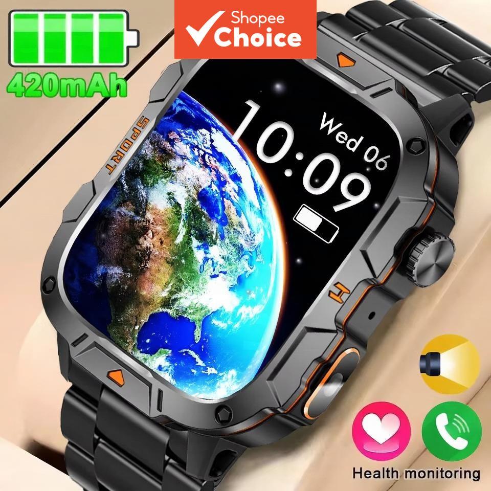 Novo 2026 Robusto GPS Smartwatch Relógio Inteligente Masculino Chamada Bluetooth Freqüência Cardíaca Sono Monitoramento