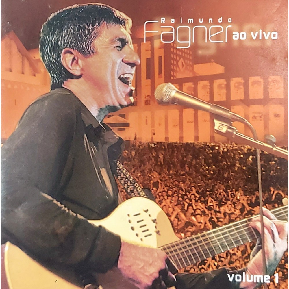Cd Raimundo Fagner Ao Vivo, Volume 1 - Original, Envio Imediato