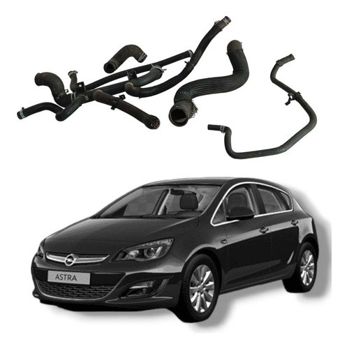 Jogo Borracha Agua Radiador Chevrolet Astra Sedan 2.0 2010