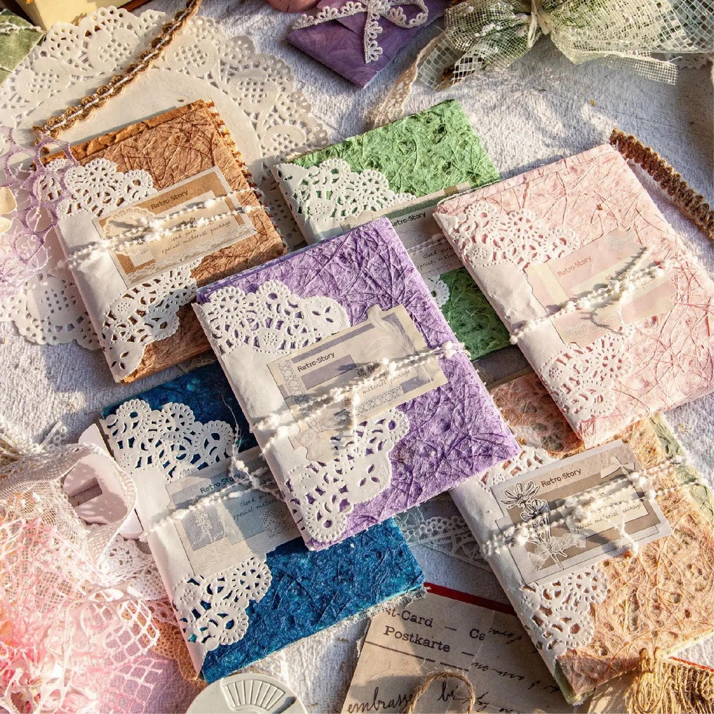 Journamm 16 peças/pacote Materiais de Gaze Decorativos para DIY, Papel Decorativo para Colagem, Papel de Jornal Estético