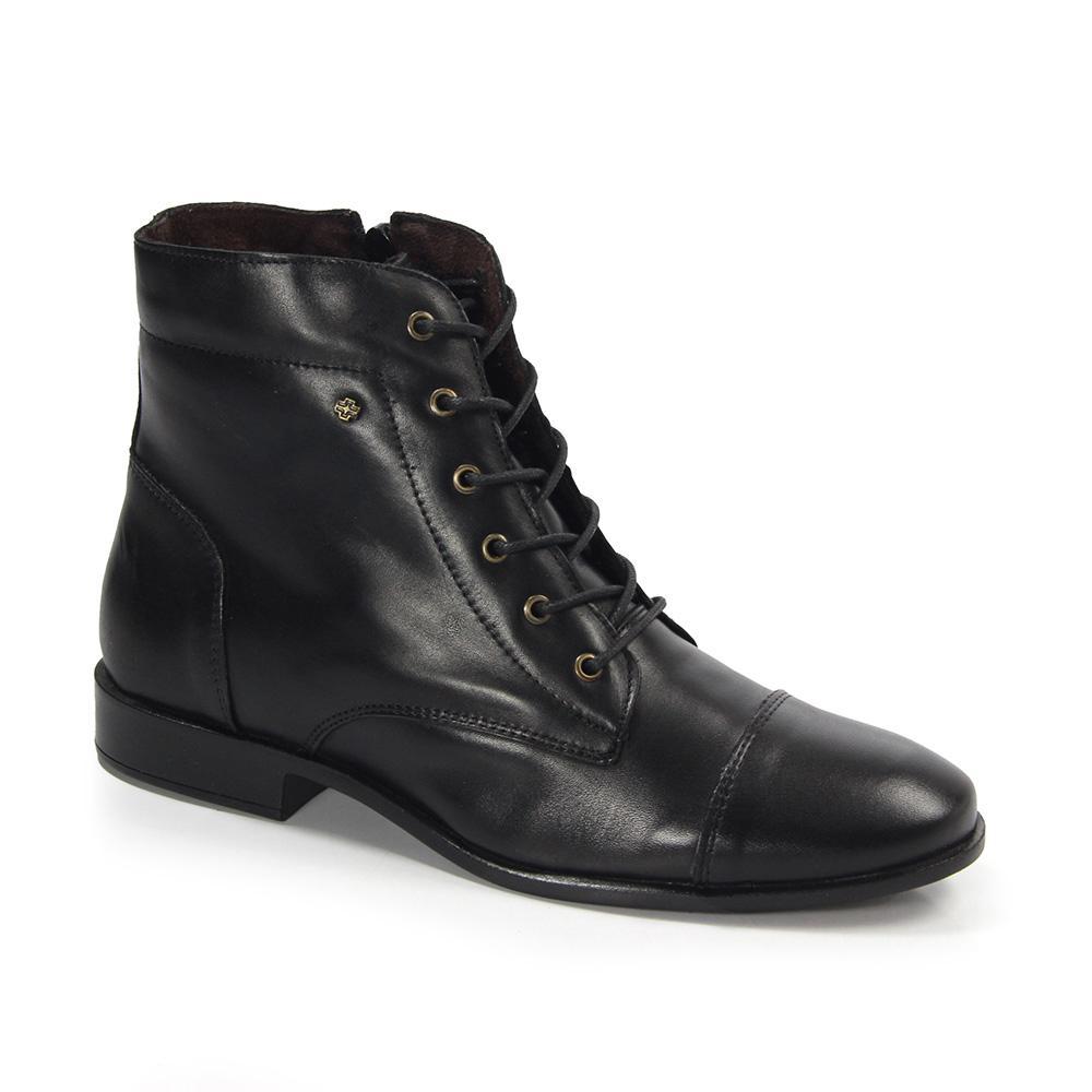 Bota Feminina Perlatto Luna Couro Preto - LUN688E-VTPLU01 — imagem 2 de 2