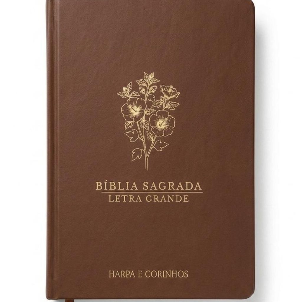 Bíblia Sagrada | ARC Letra Grande | Com Harpa | Palavras de Jesus em Vermelho | Buquê