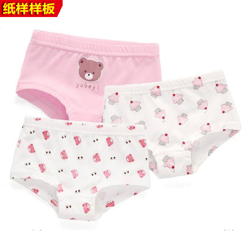 Roupas de corte calcinha padrão roupas femininas roupas infantis meninas cuecas infantis calcinha feminina pequena DTY1: