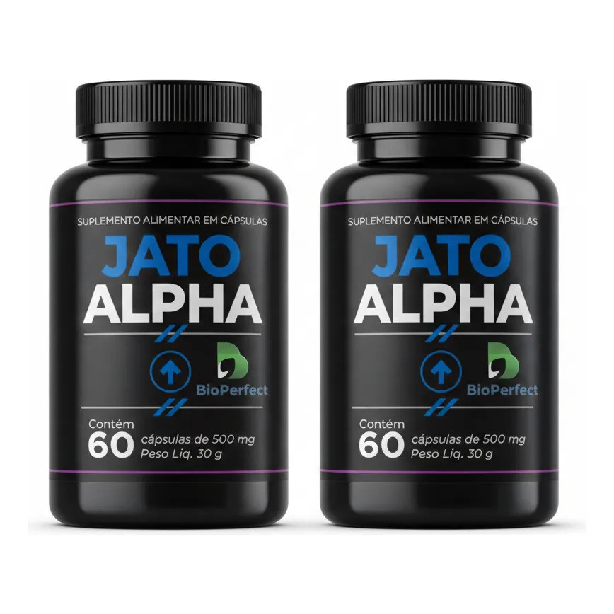 2x Jato Alpha 60 Cápsulas - Jato Alfa Rápido Envio Rápido