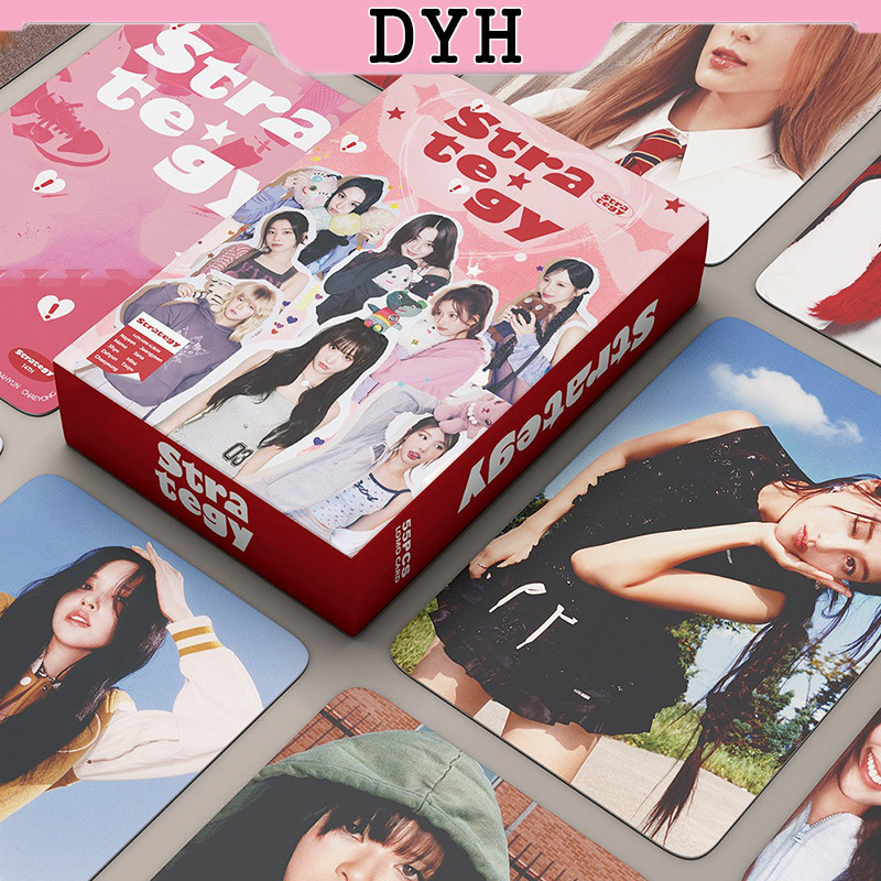 55pcs TWICE LOMO Card STRATEGY Album Photocard KPOP Collection Card