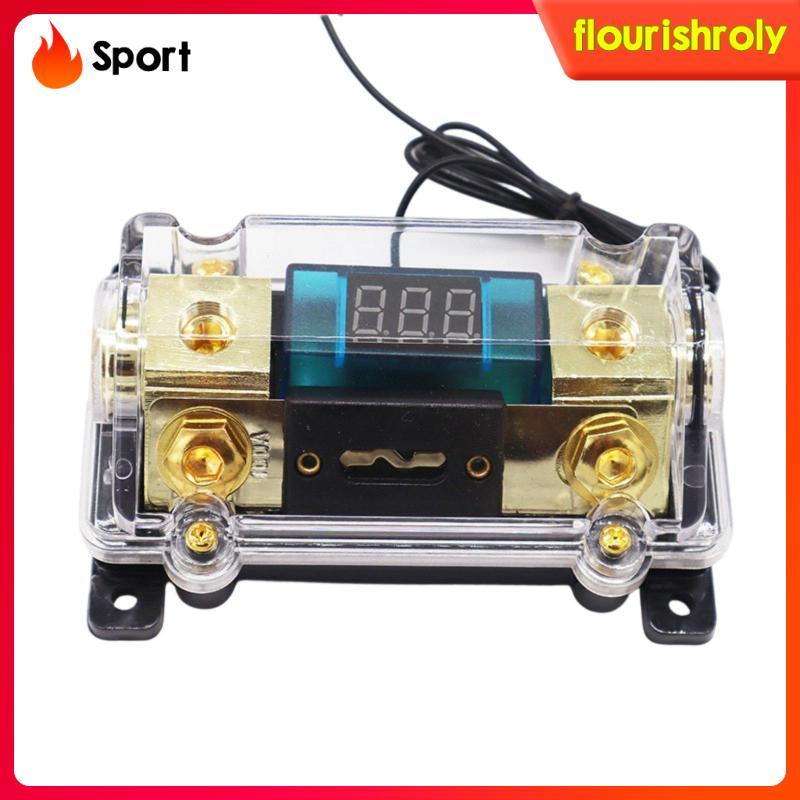 [Flourishroly2] Suporte De Fusível Para Automóvel LED Bloco De Circuito Com Display Digital Condutor De Alta Potência Ca