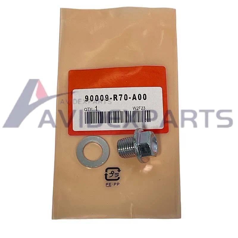90009-R70-A00 É Adequado Para Honda Accord Civic CRV Fit Parafuso Do Cárter De Óleo Motor E De Drenagem