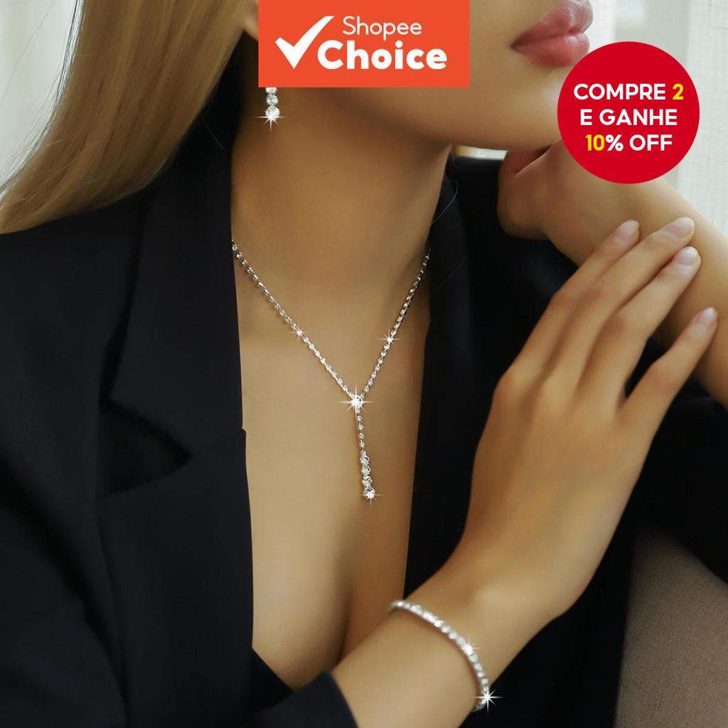 Brinco Longo Strass: Onde Comprar | BuscaProdutos