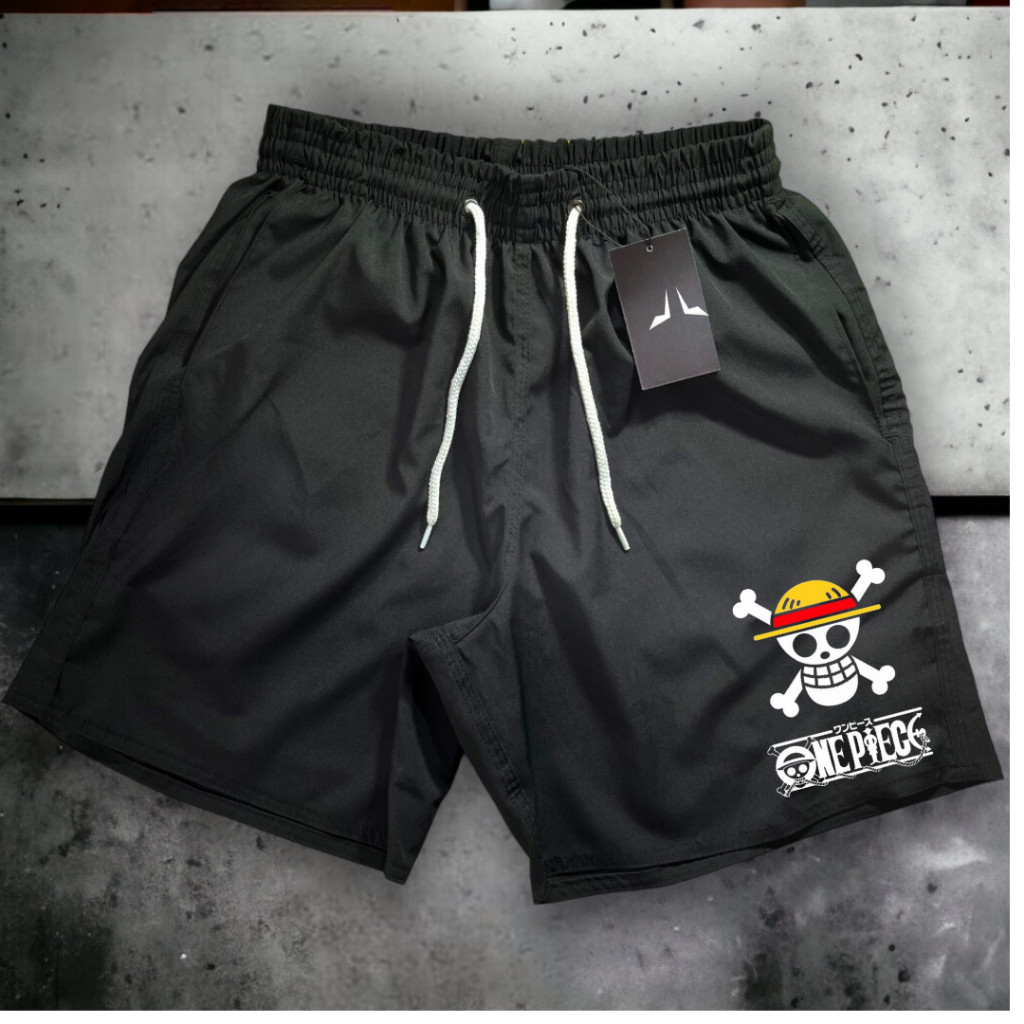 Bermuda Masculino Mauricinho Modelo Academia - luffy 05 - Esportivo Ideal para lazer praia e esportes Promoção Verão em Oferta na Shopee
