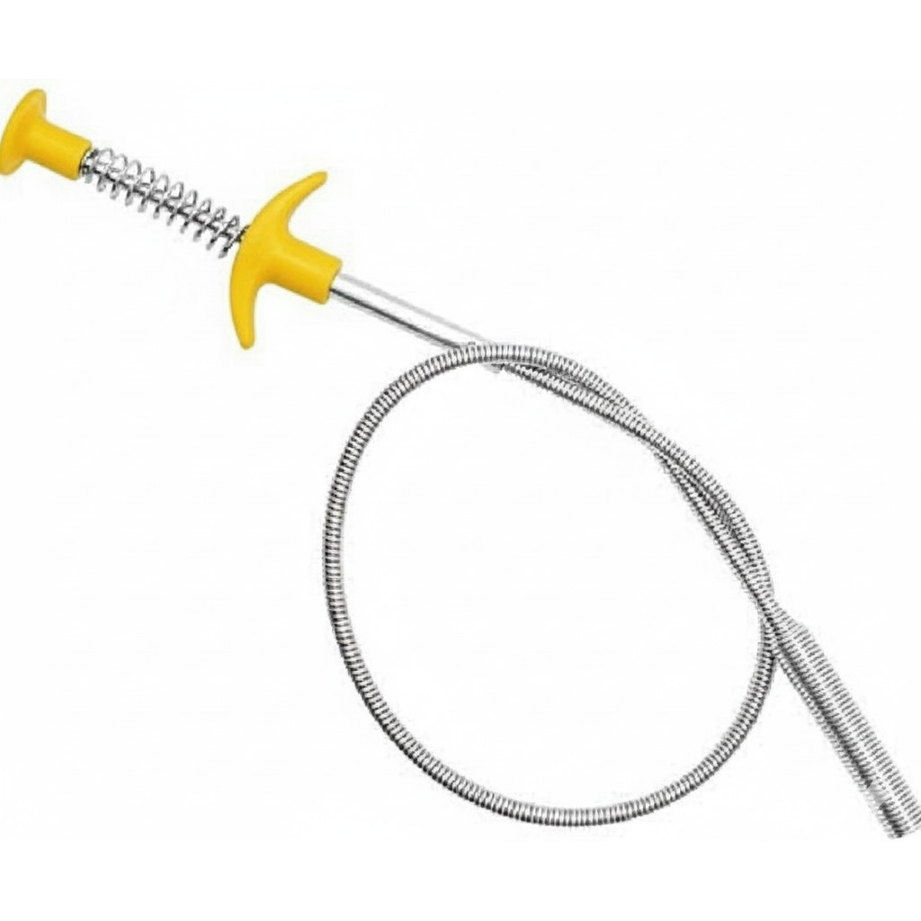 Desentupidor de Ralo com Garra Pegadora 160cm Inox Remove Cabelos de Pias, Vasos, Banheiras e Ralos em Oferta na Shopee