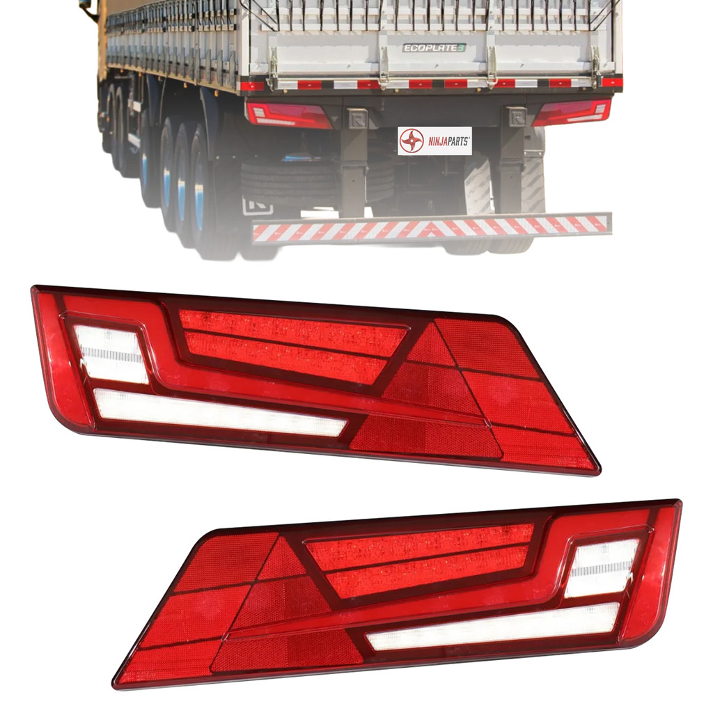 Par Lanterna Traseira Led Nova Carreta Randon New R Moderna 2022 2023 Lados Direito E Esquerdo em Oferta na Shopee