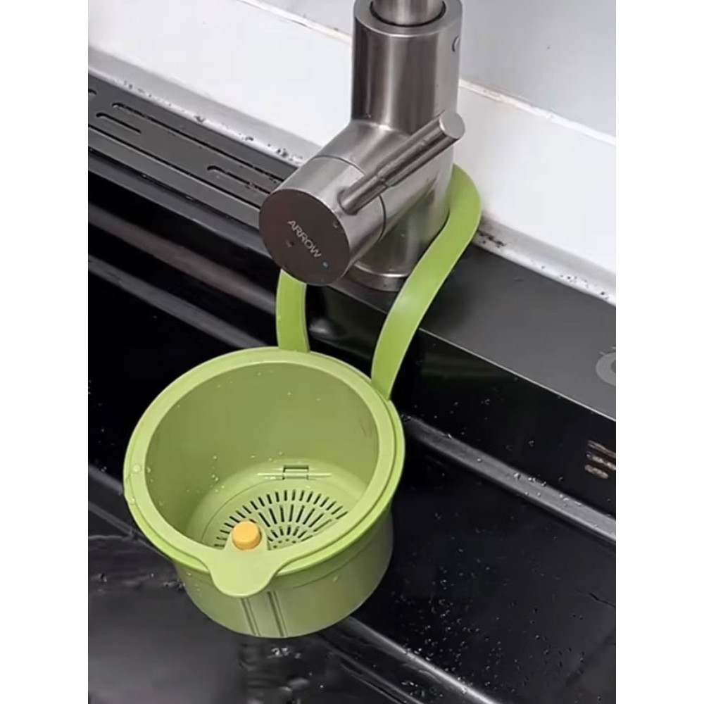 Cesta de drenagem de pia pendurável, cesta de filtro de resíduos de alimentos separados para pia de cozinha doméstica, c