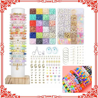 Kit para fazer pulseiras (5924 peças) Ferramentas para criar pulseiras, colares e outras joias