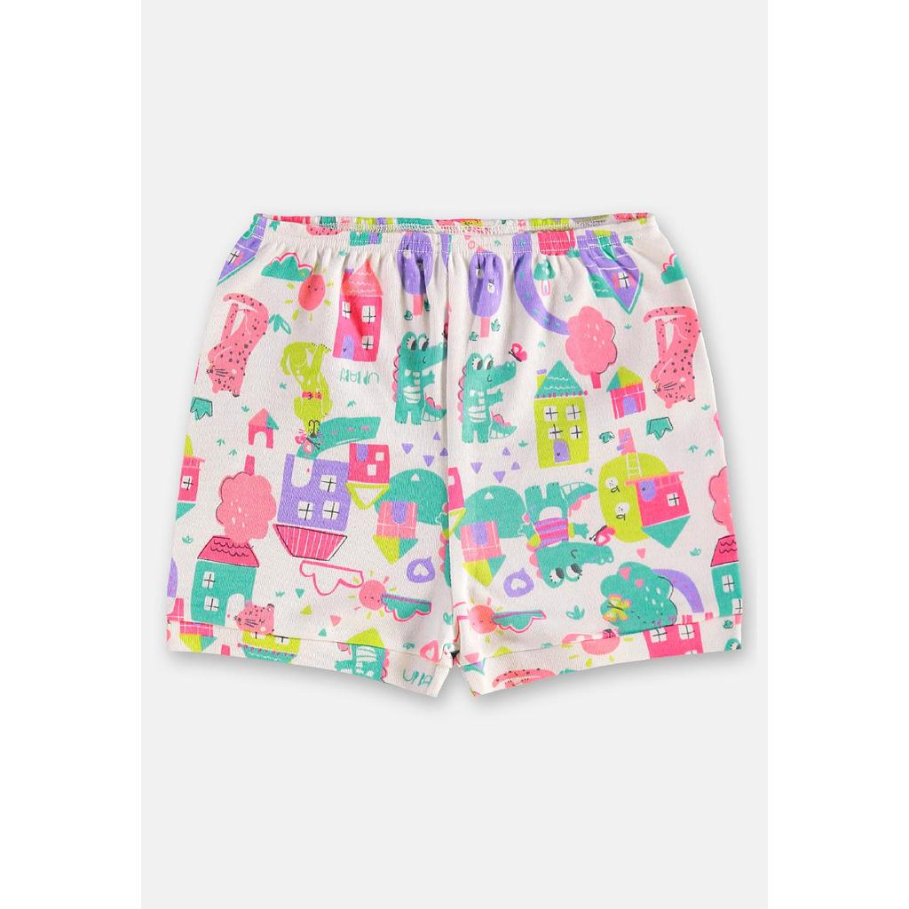 Short Bebê Menina em Suedine Up Baby em Oferta na Shopee