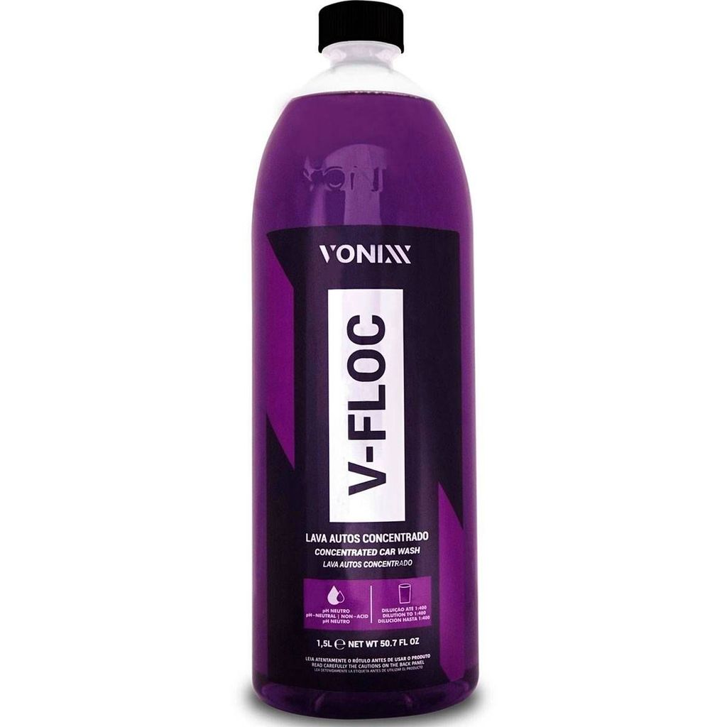 Shampoo Neutro V-Floc 1,5L Vonixx Super Concentrado em Oferta na Shopee