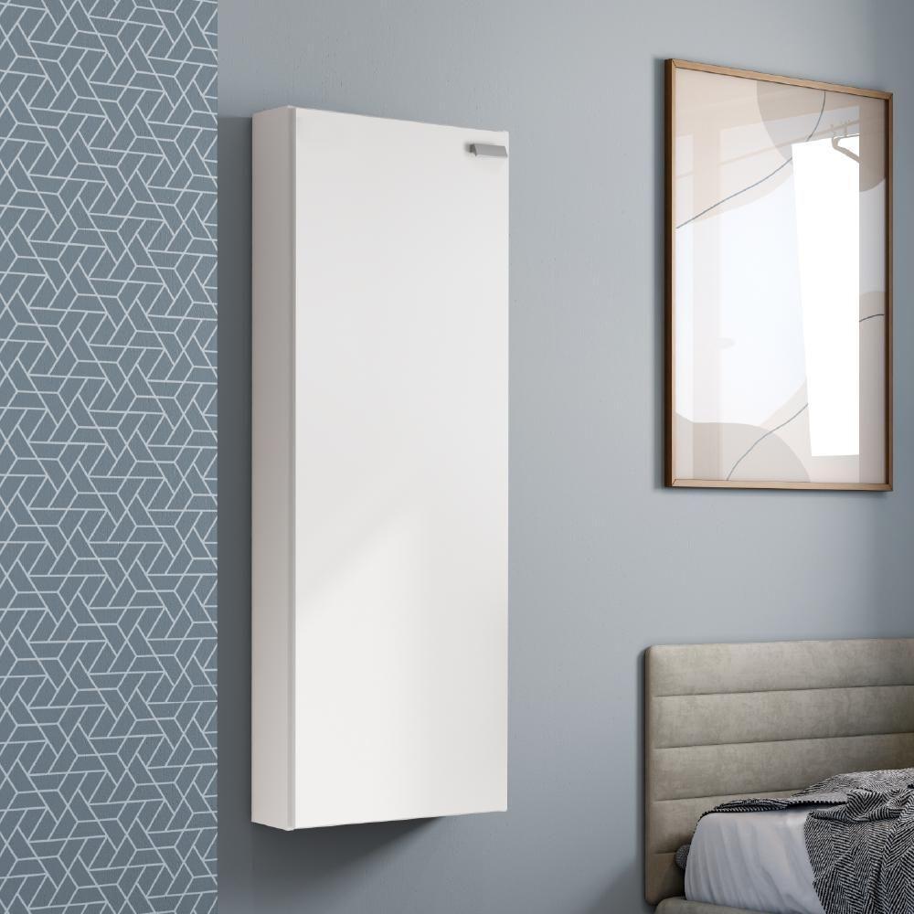 Armário Sapateira Utilitário 1 Porta Branco Carraro em Oferta na Shopee