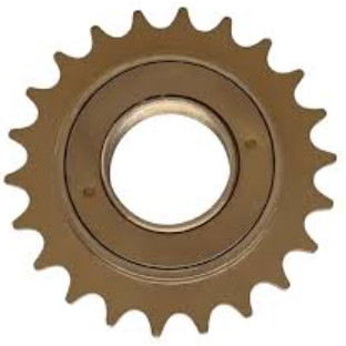 Catraca Roda Livre 22D Esferada Pião Pinhão Livre para Bicicleta Bike WG Dourada