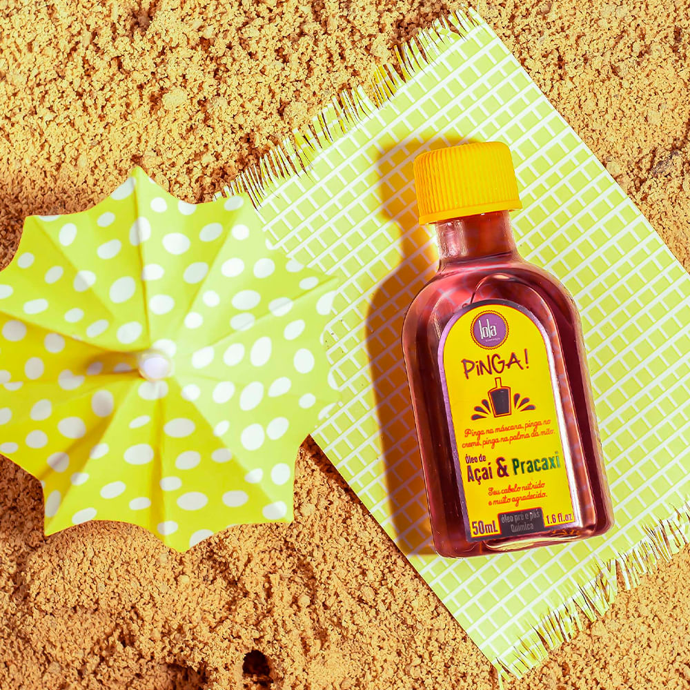 Detalhes do Óleo Capilar Lola Pinga Açaí E Pracaxi 50ml