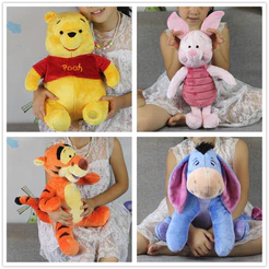 Brinquedo de Pelúcia Winnie the Pooh, Piglet, Porquinho, Pequeno Tigre, Presente de Aniversário Infantil 7LJW