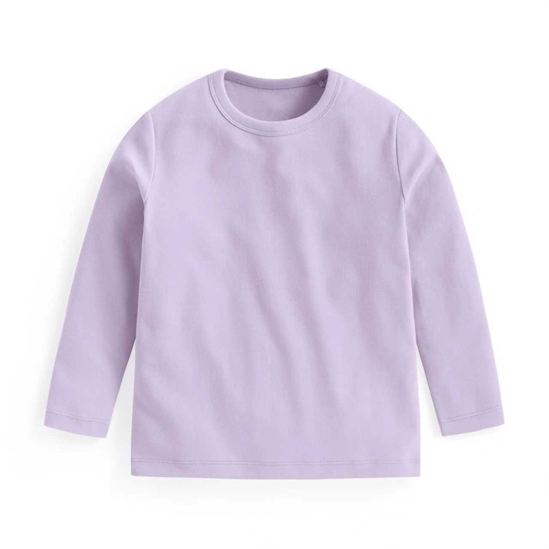 Crianças estilo verão meninos meninas camisetas de manga curta médio grande crianças em torno do pescoço puro algodão im