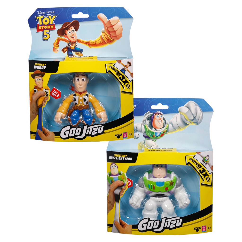 Boneco Disney Elastico Goo Jit Zu  Toy Story 5 Buzz ou Woody