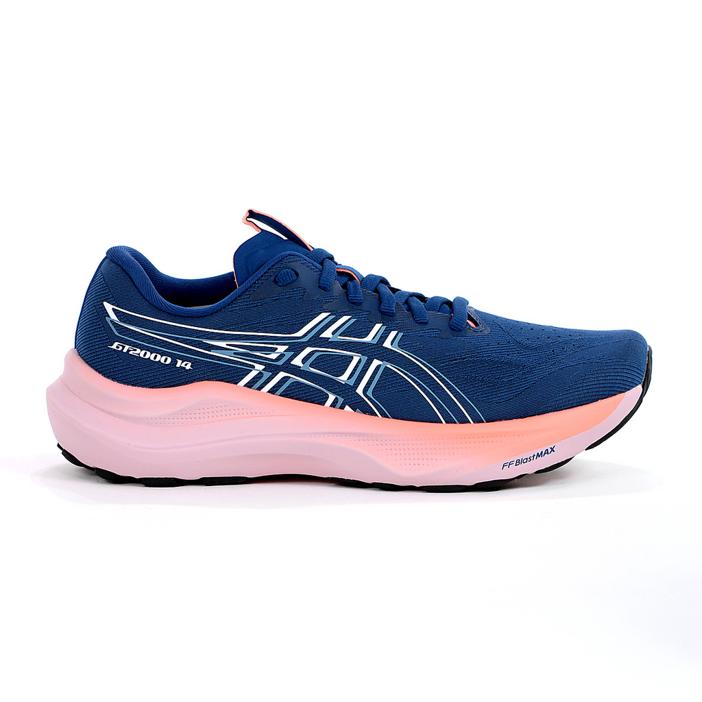 Tênis Asics GT 2000 14 Azul e Rosa - Masculino