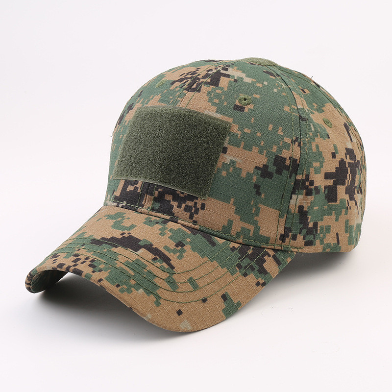 Boné de beisebol ao ar livre Velcro chapéu de sol fã militar estilo americano pico chapéu de sol das mulheres dos homens
