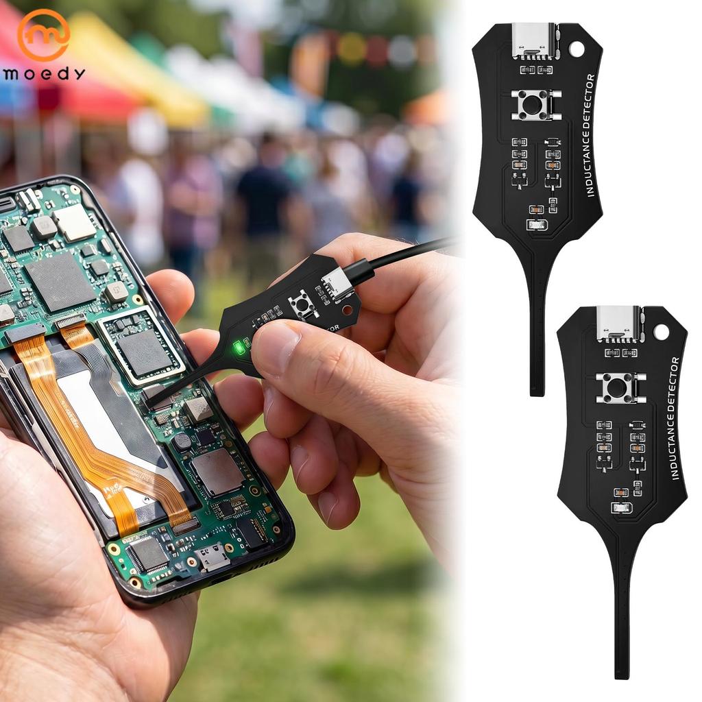 2 Pçs Placa-Mãe Bobina Detector Preciso Indutância Testador Medidor Ferramenta Para O Telefone Móvel SHOPSKC5352
