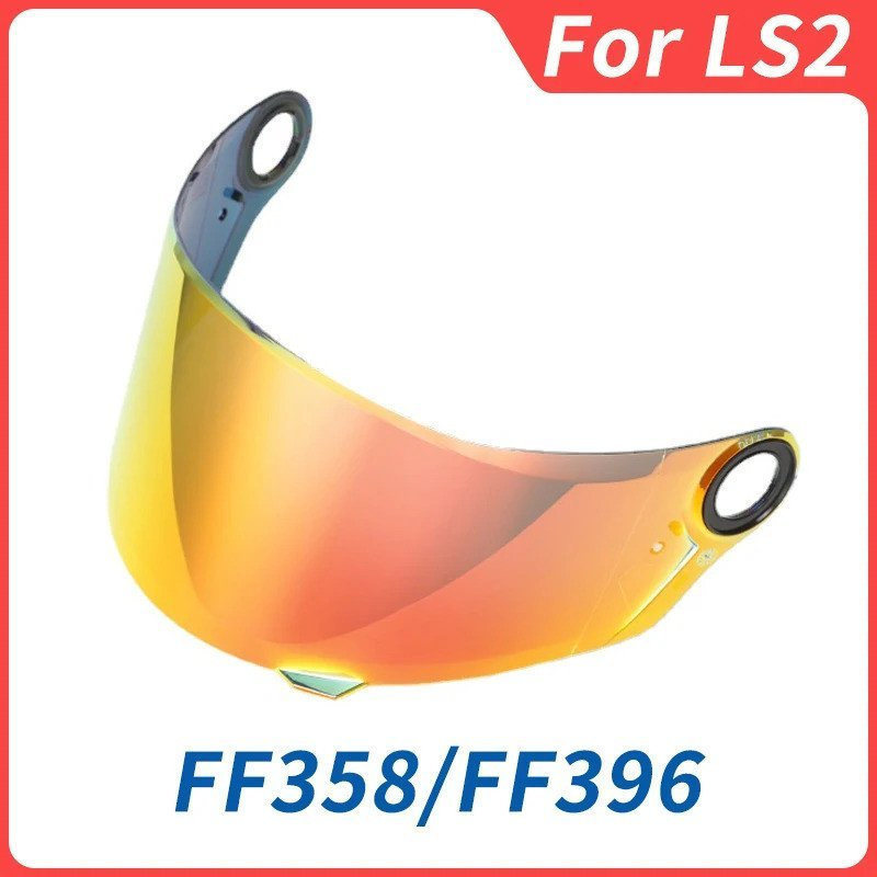 Viseira para Capacete LS2 FF358 FF396, Viseira para Capacete de Motocicleta Integral, Lente Multicolorida Opcional, Comp