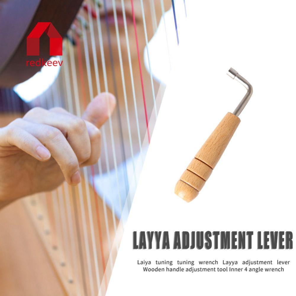 Lira Harpa Tuning Martelo L-Forma Chave Quadrada Sintonizador Instrumento Prático Para Kits De Música Suprimentos Acessó